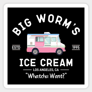 Big worm's ice cream, Friday Movie Sticker